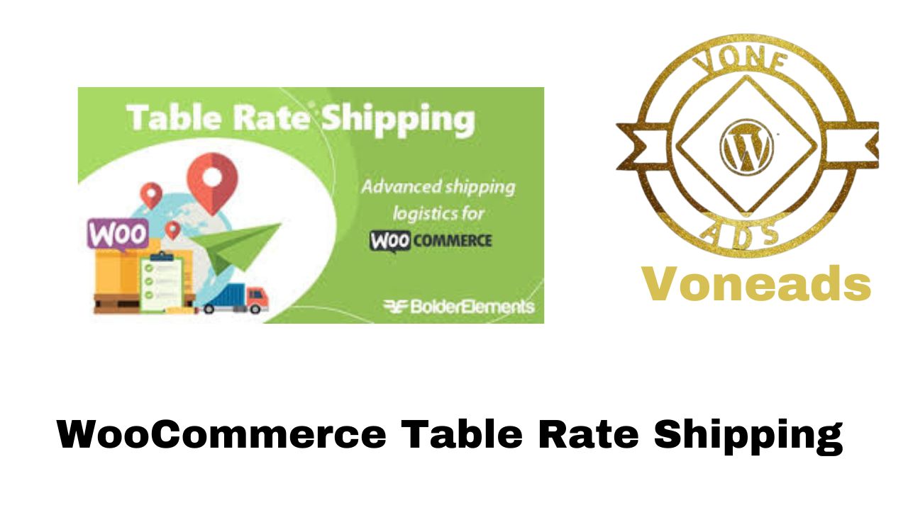 WooCommerce Table Rate Shipping 