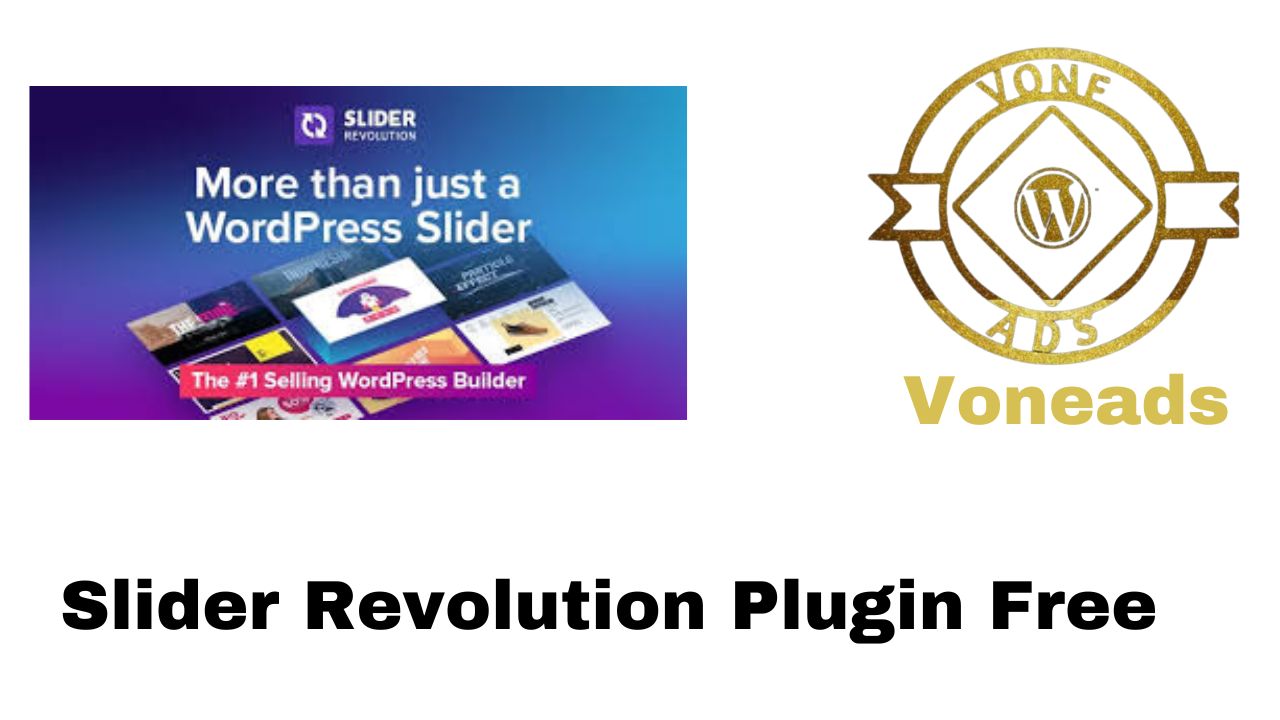 Slider Revolution Plugin Free