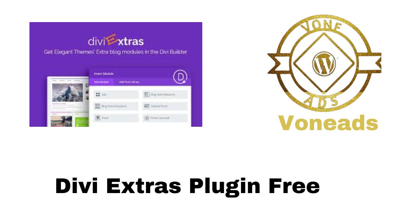 Divi Extras Plugin Free