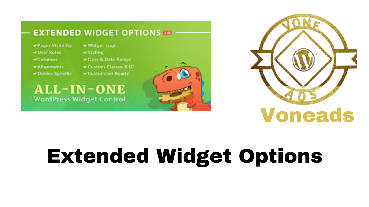 Extended Widget Options