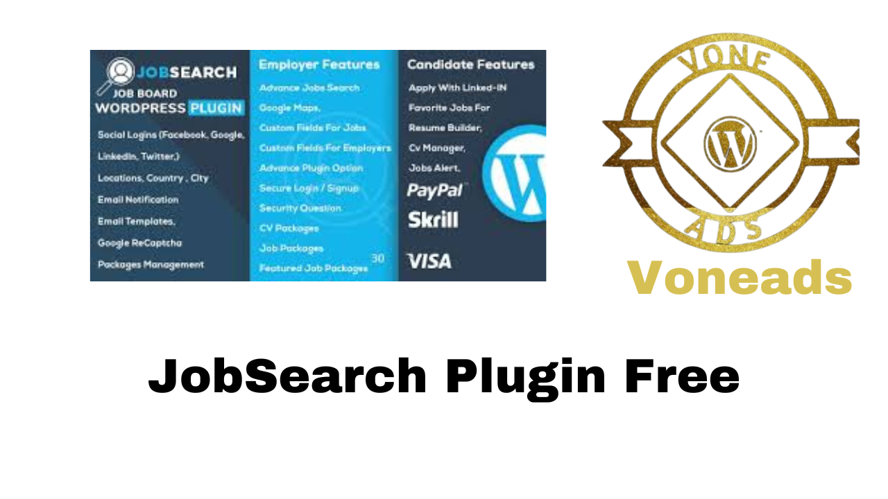 JobSearch Plugin Free