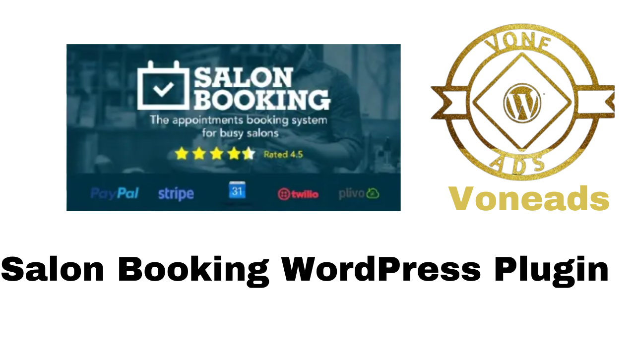 Salon Booking WordPress Plugin