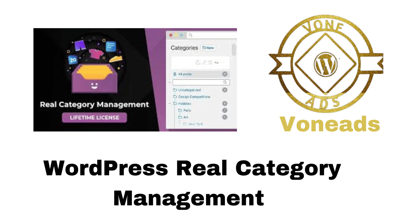 WordPress Real Category Management