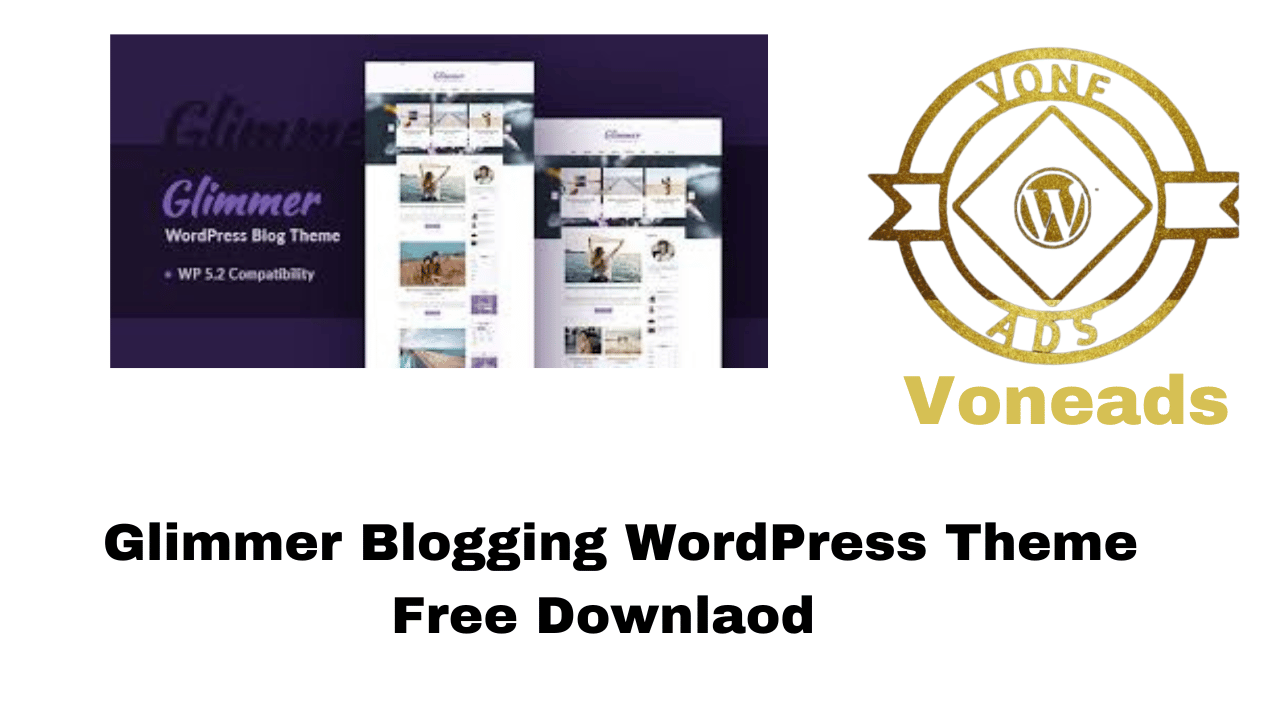 Glimmer Blogging WordPress Theme