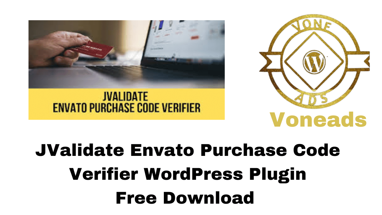 JValidate Envato Purchase Code Verifier WordPress Plugin