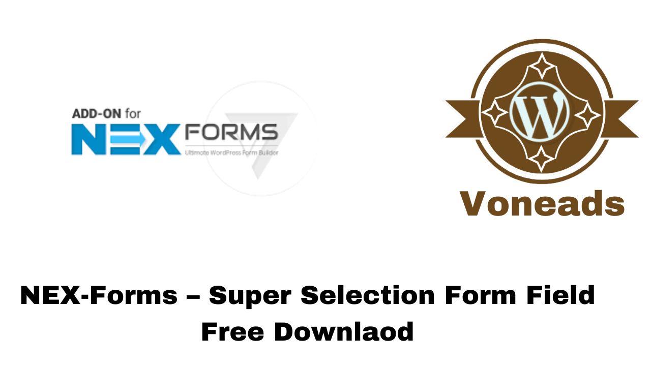 NEX-Forms – Super Selection Form Field