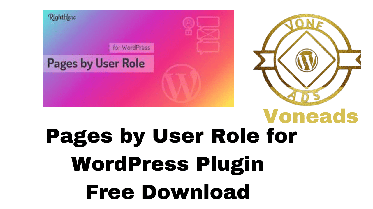 Pages by User Role for WordPress Plugin