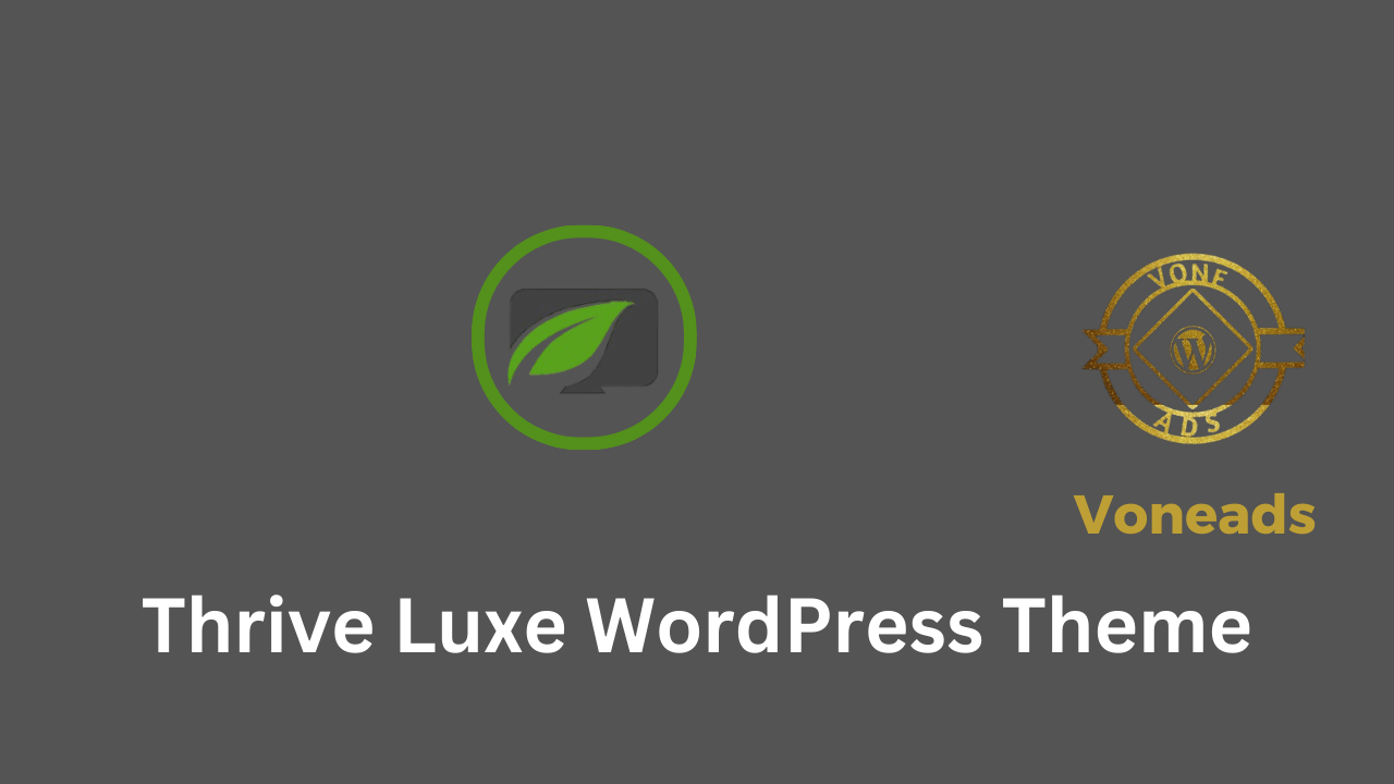 Thrive Luxe WordPress Theme