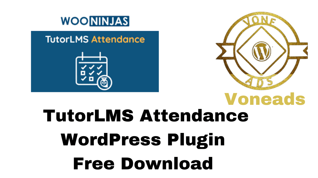 TutorLMS Attendance WordPress Plugin