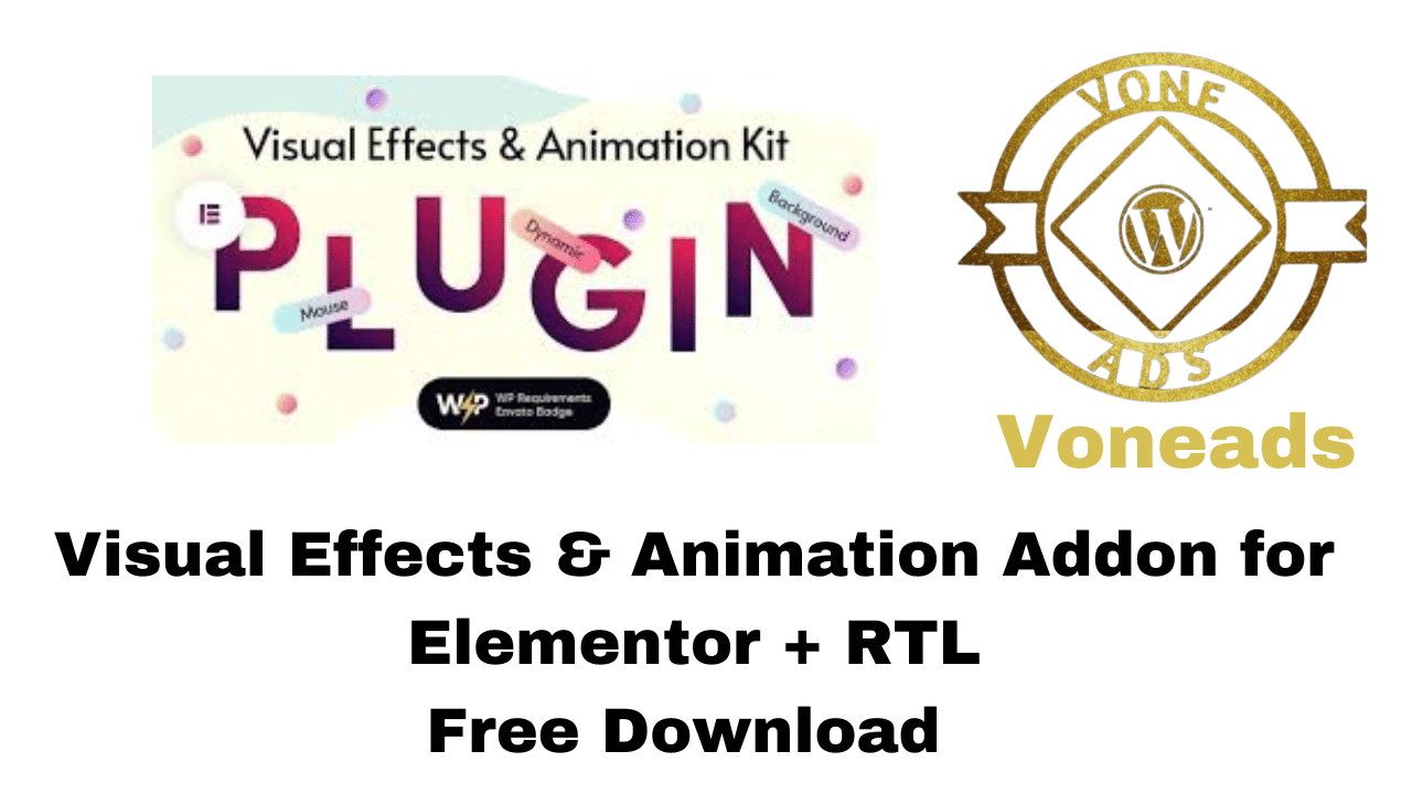 Visual Effects & Animation Addon for Elementor + RTL