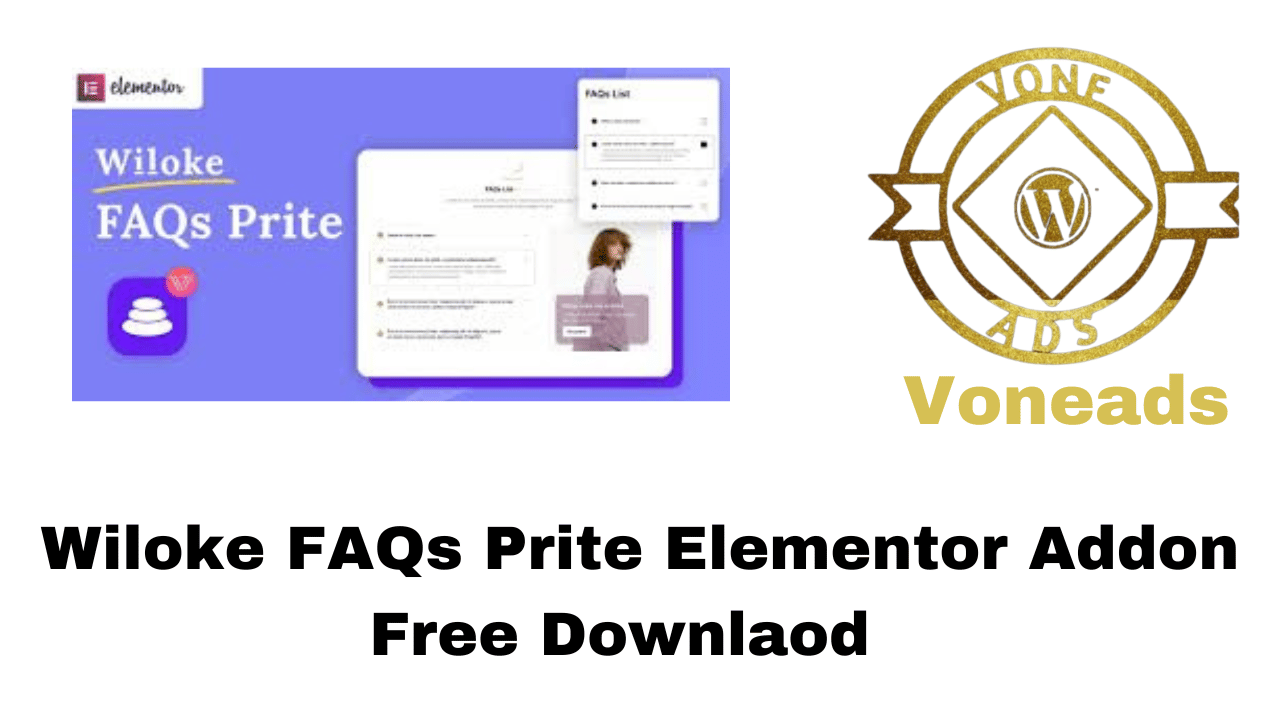 Wiloke FAQs Prite Elementor Addon