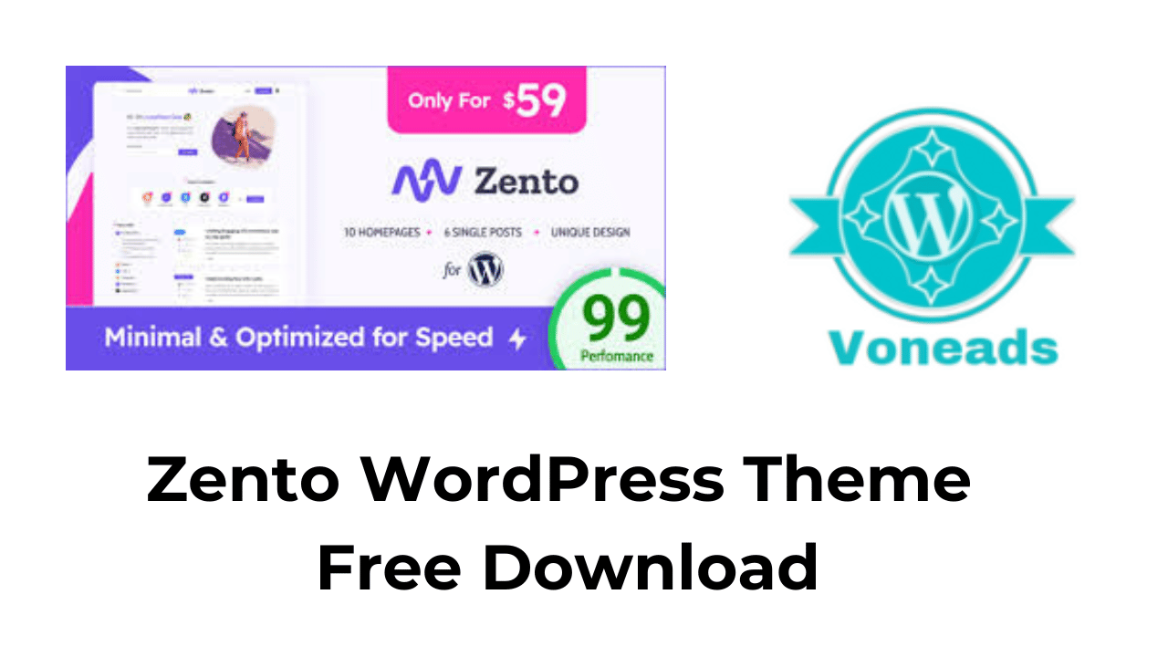 Zento WordPress Theme Free Download