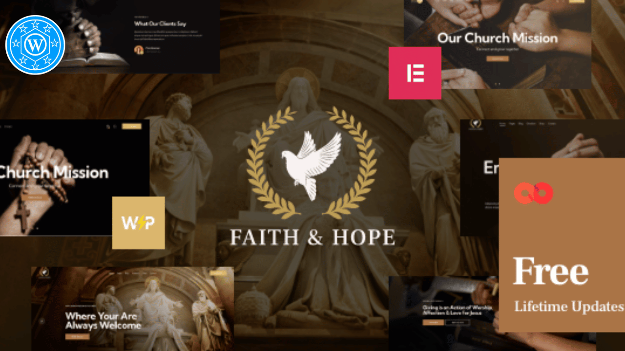 Faith & Hope | A Modern Church & Religion Non-Profit WordPress