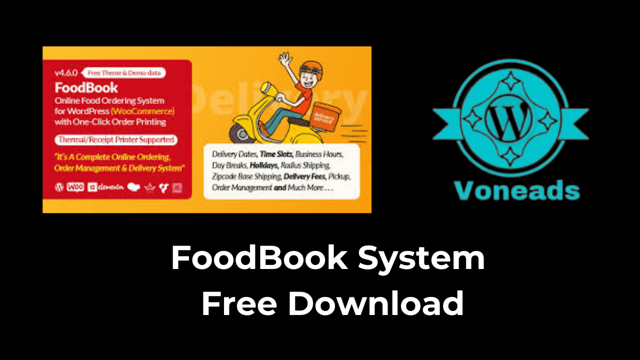 FoodBook System Free Download