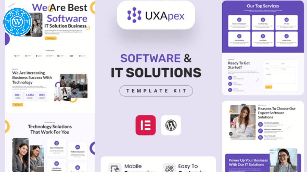 UXApex – IT Solutions & Services Company Elementor Template Kit