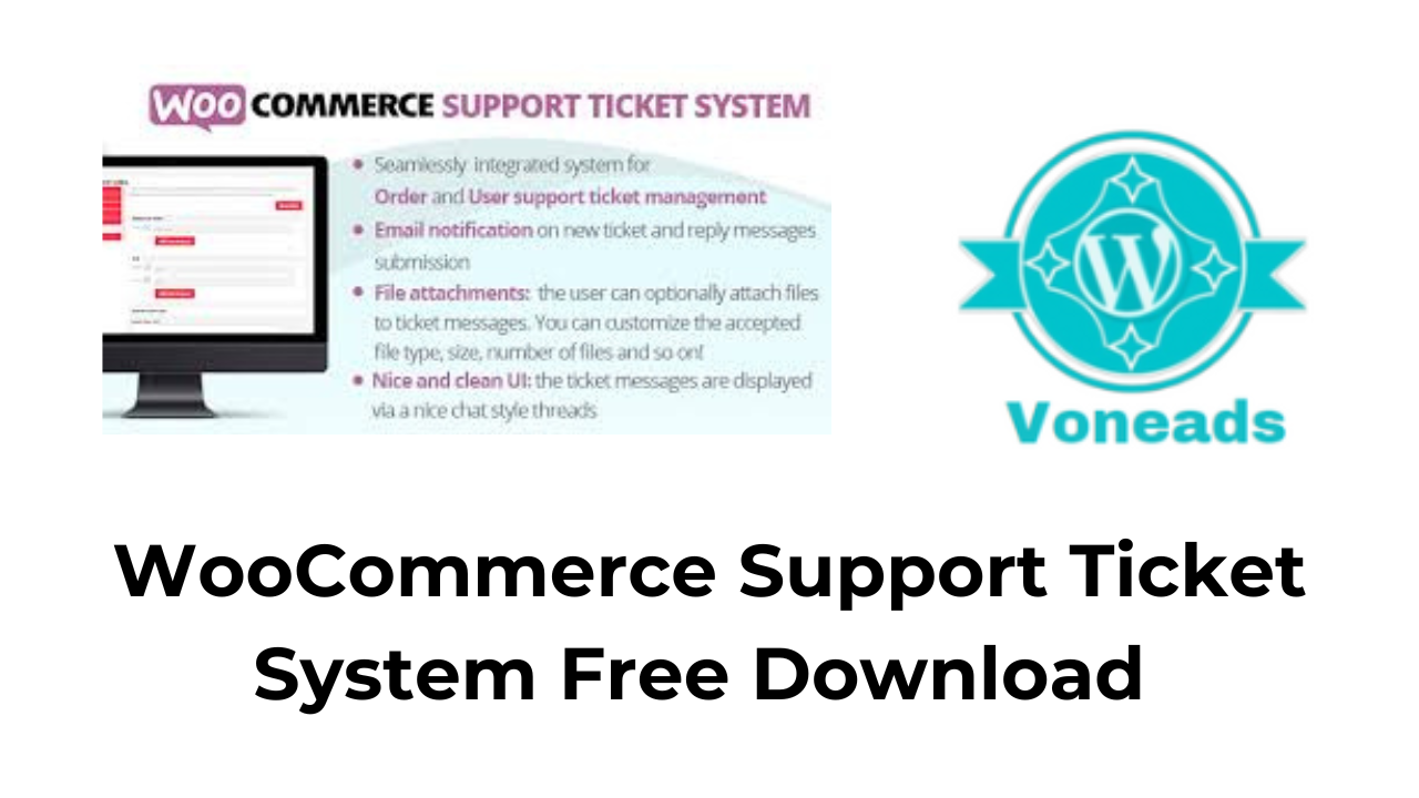 WooCommerce Support Ticket System Free Download