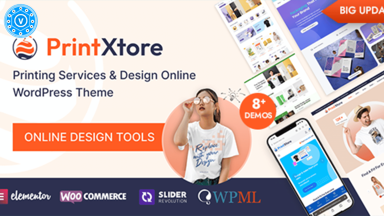 PrintXtore WordPress Theme GPL