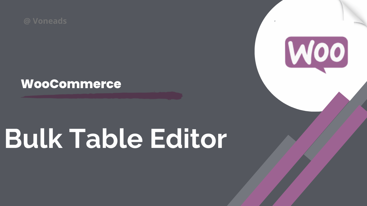 Woocommerce Bulk Table Editor Addon GPL