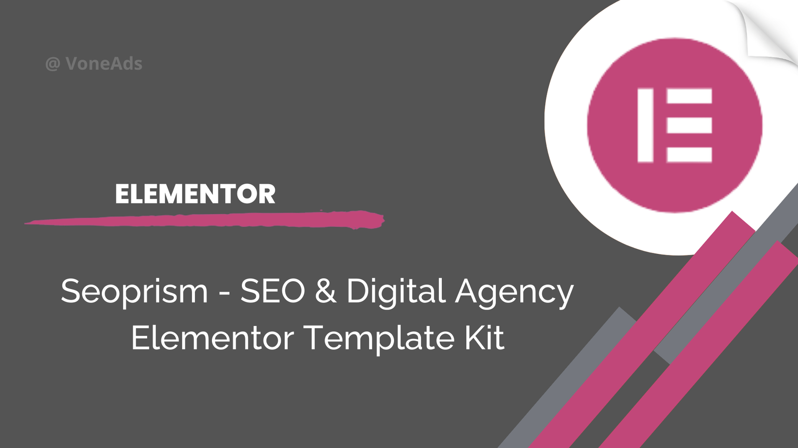 Seoprism - SEO & Digital Agency Elementor Template Kit