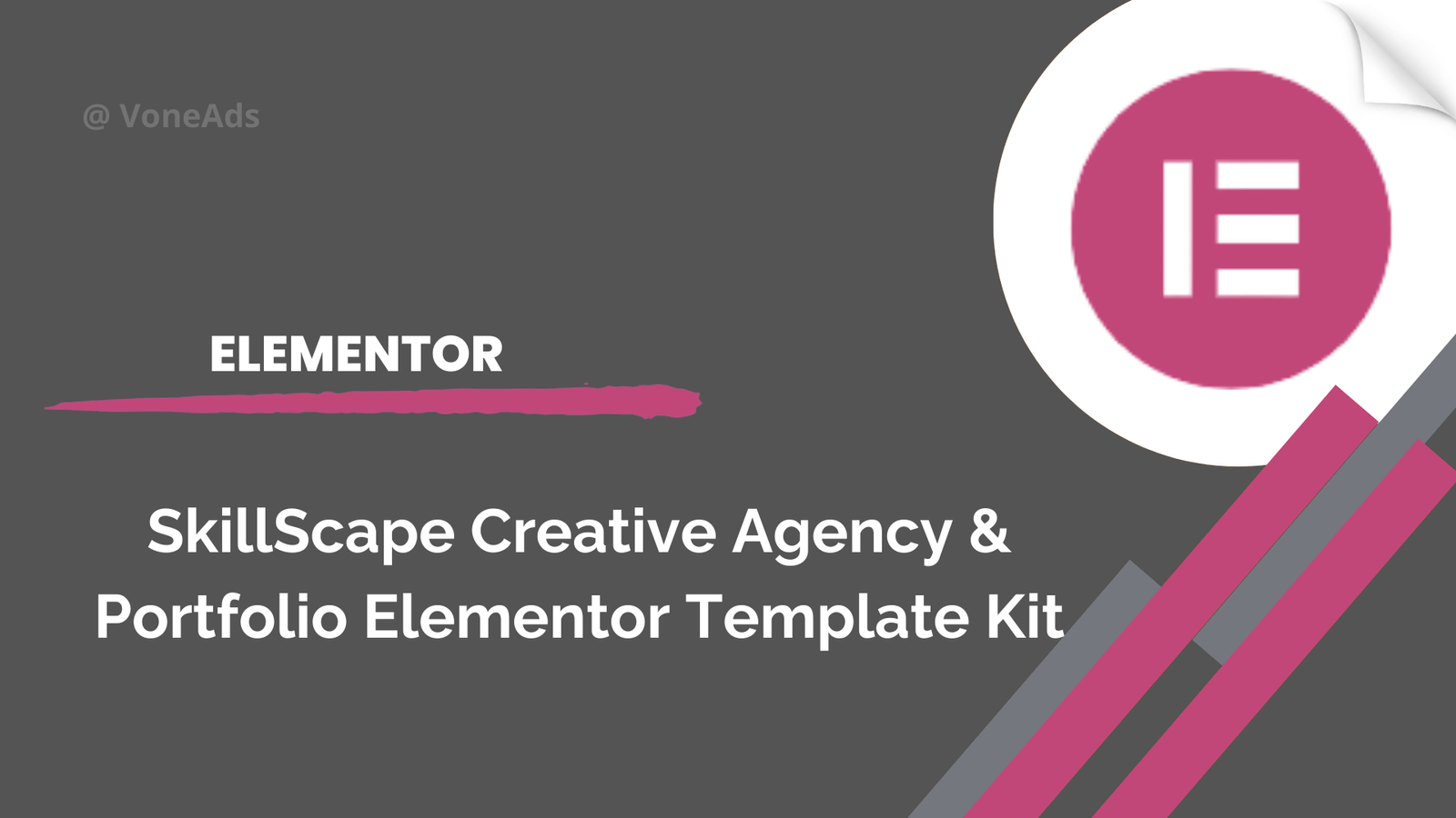 SkillScape Creative Agency & Portfolio Elementor Template Kit