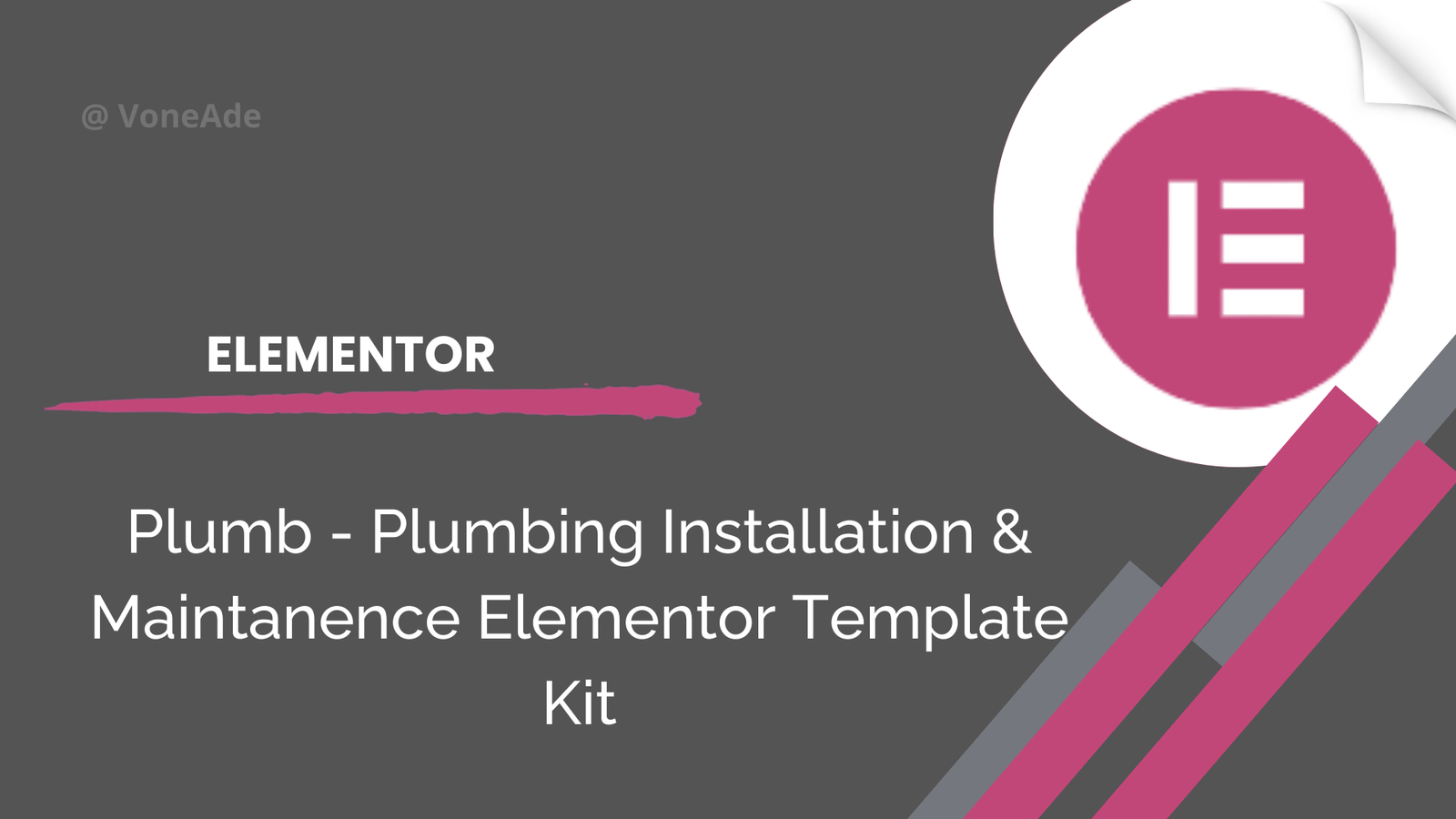 Plumb - Plumbing Installation & Maintanence Elementor Template Kit