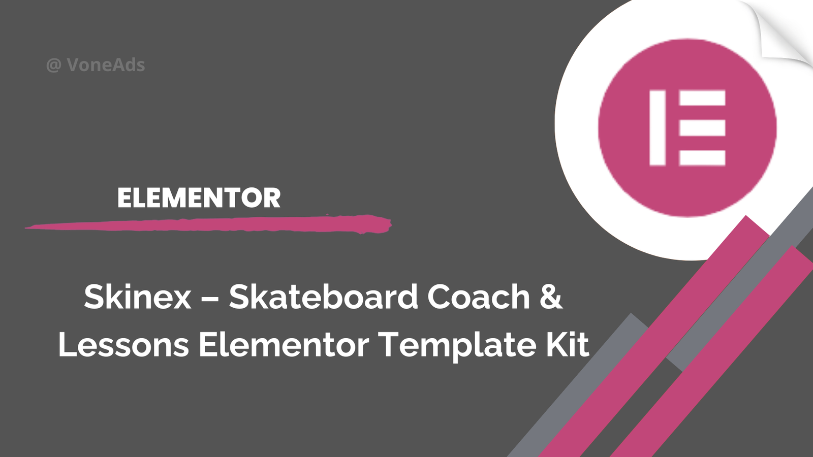 Skinex Skateboard Coach & Lessons Elementor Template Kit